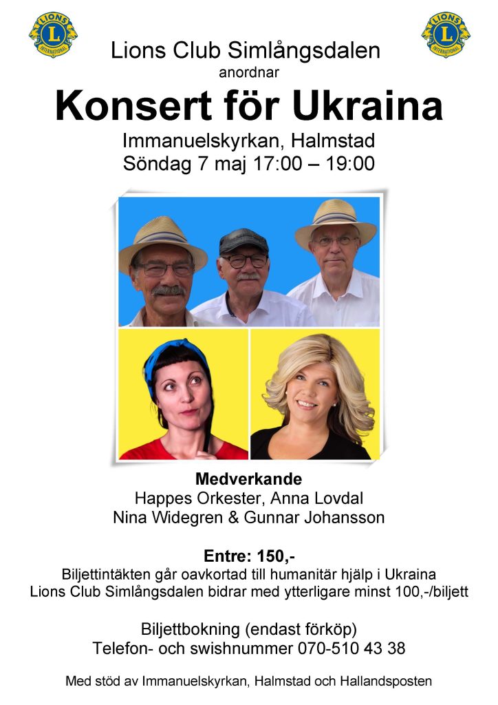 Konsert för Ukraina 230507 Affisch (Senaste)